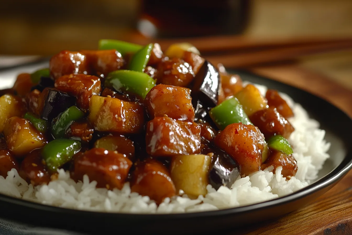 Di San Xian (Chinese Stir-Fried Veggies)