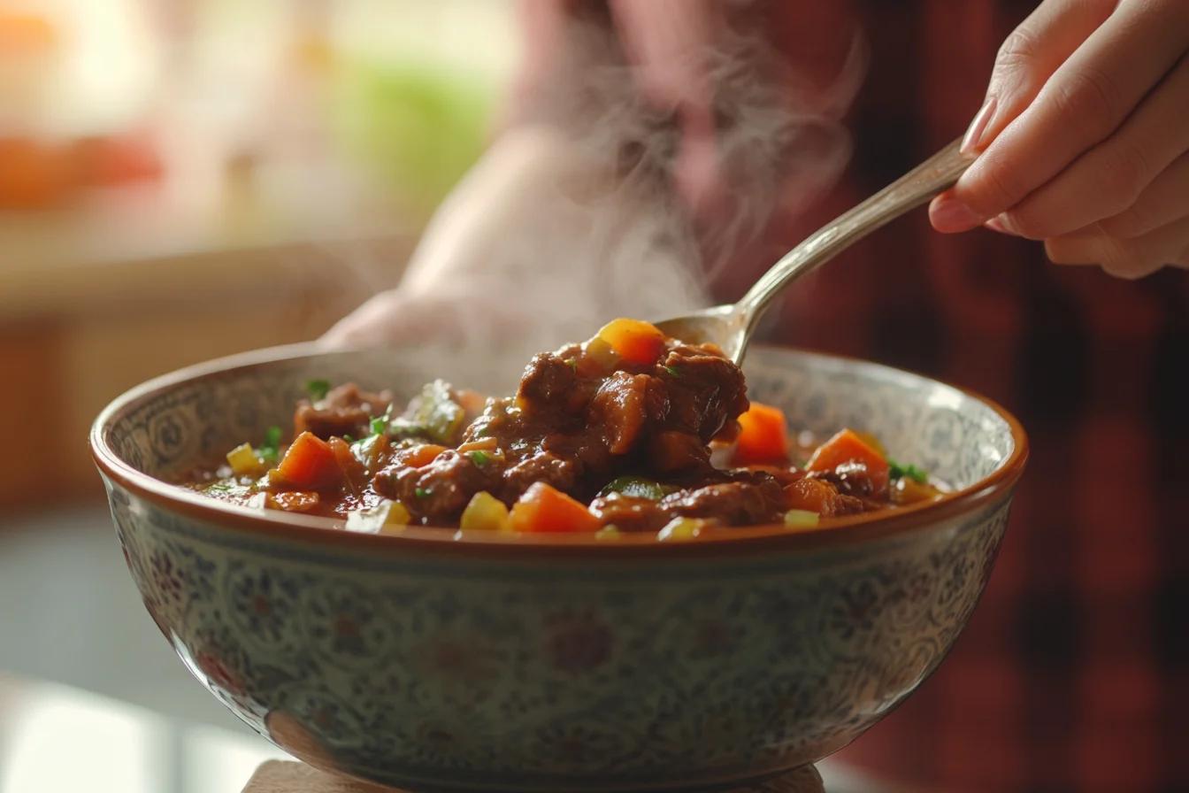 Hearty Slow Cooker Ground Beef Stew Recipe for Cozy Family Dinners 1