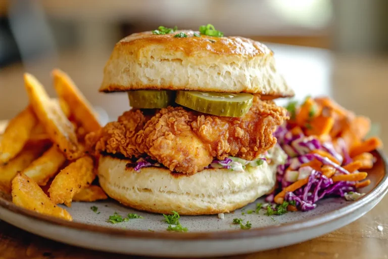 Homemade Chicken Biscuit Recipe – Flaky, Buttery Biscuits with Crispy Chicken