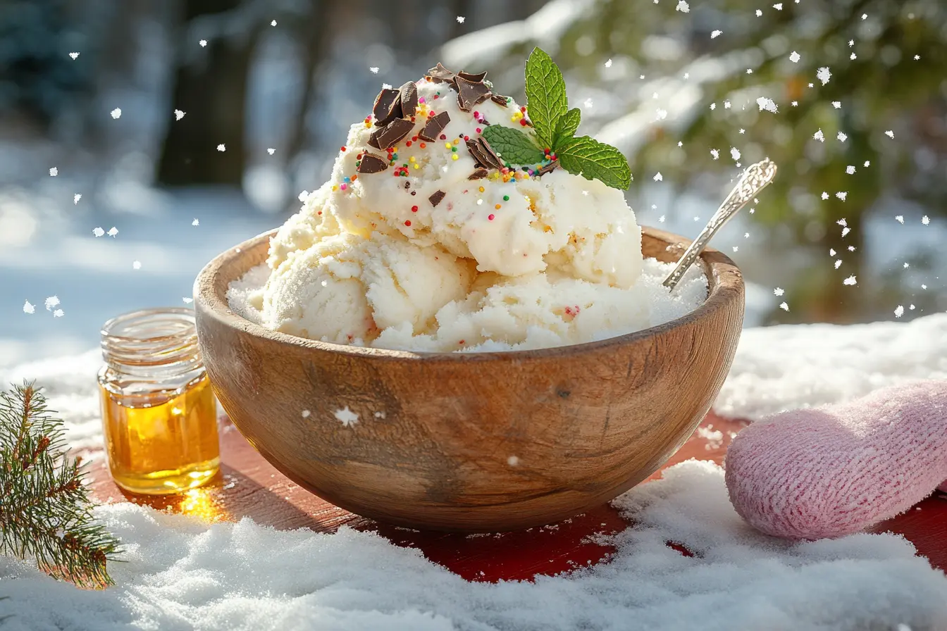 Snow Ice Cream Recipe 2