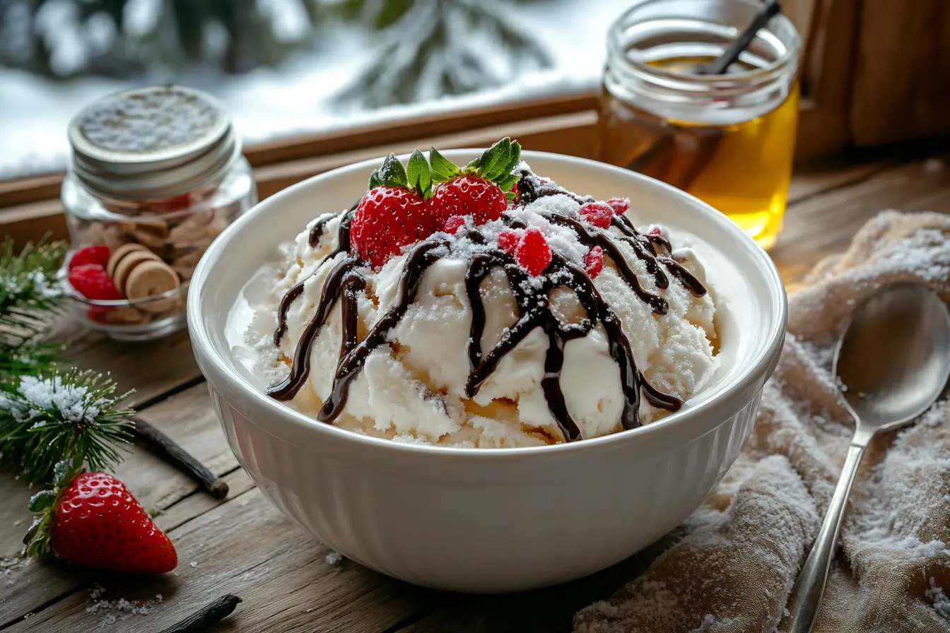 Snow Ice Cream Recipe 3