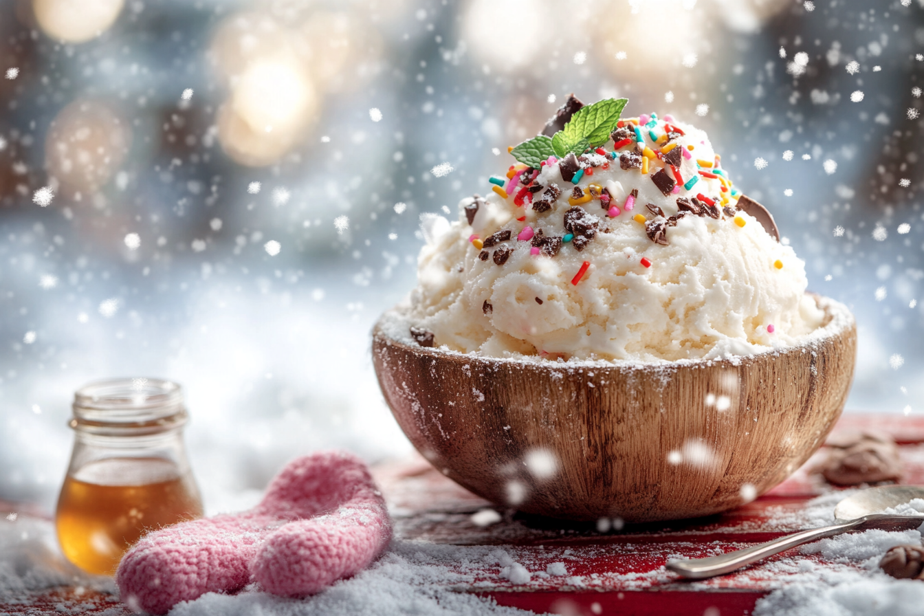 Snow Ice Cream Recipe