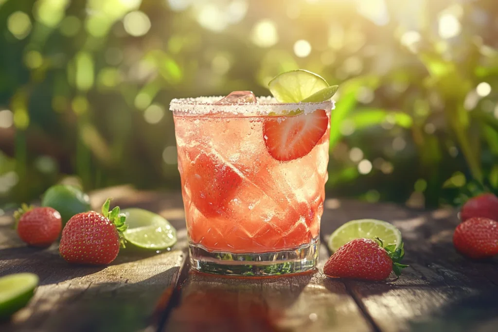 Frozen strawberry margarita recipe version